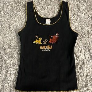 Lion King Graphic Sleeveless Crop